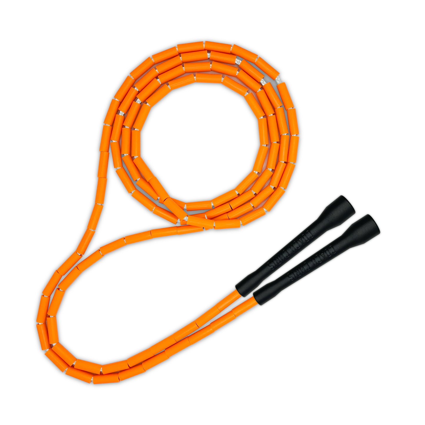 Neon Orange Beaded Jump Rope - The Jump Rope Company