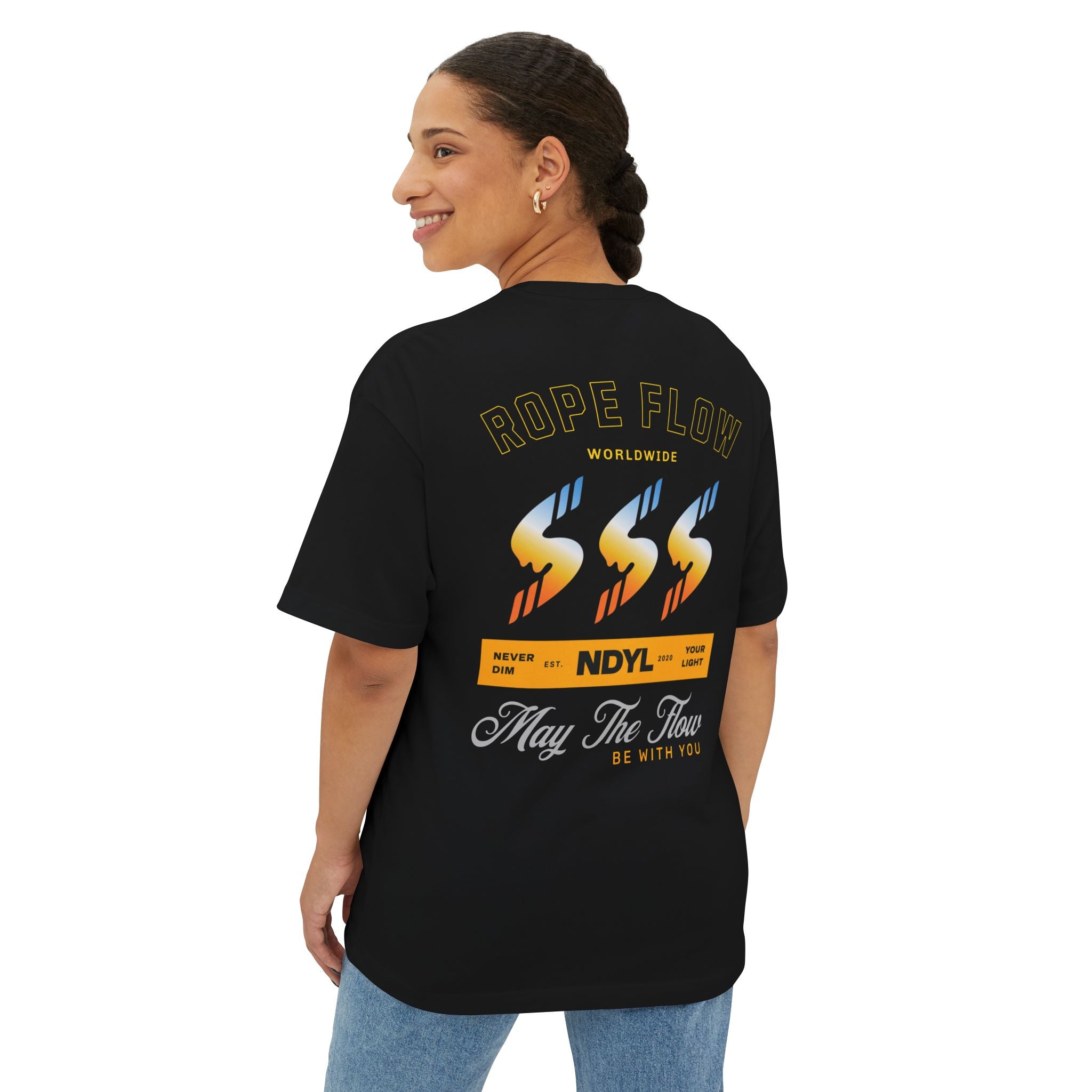 May The Flow BWU x NDYL Premium Oversized Boxy Tee