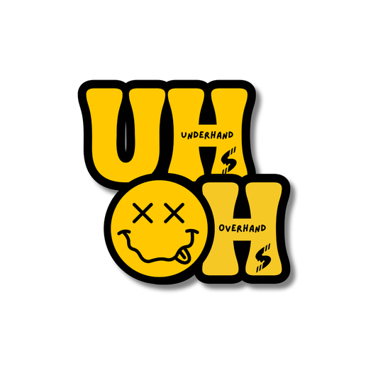 UH OH Premium Sticker