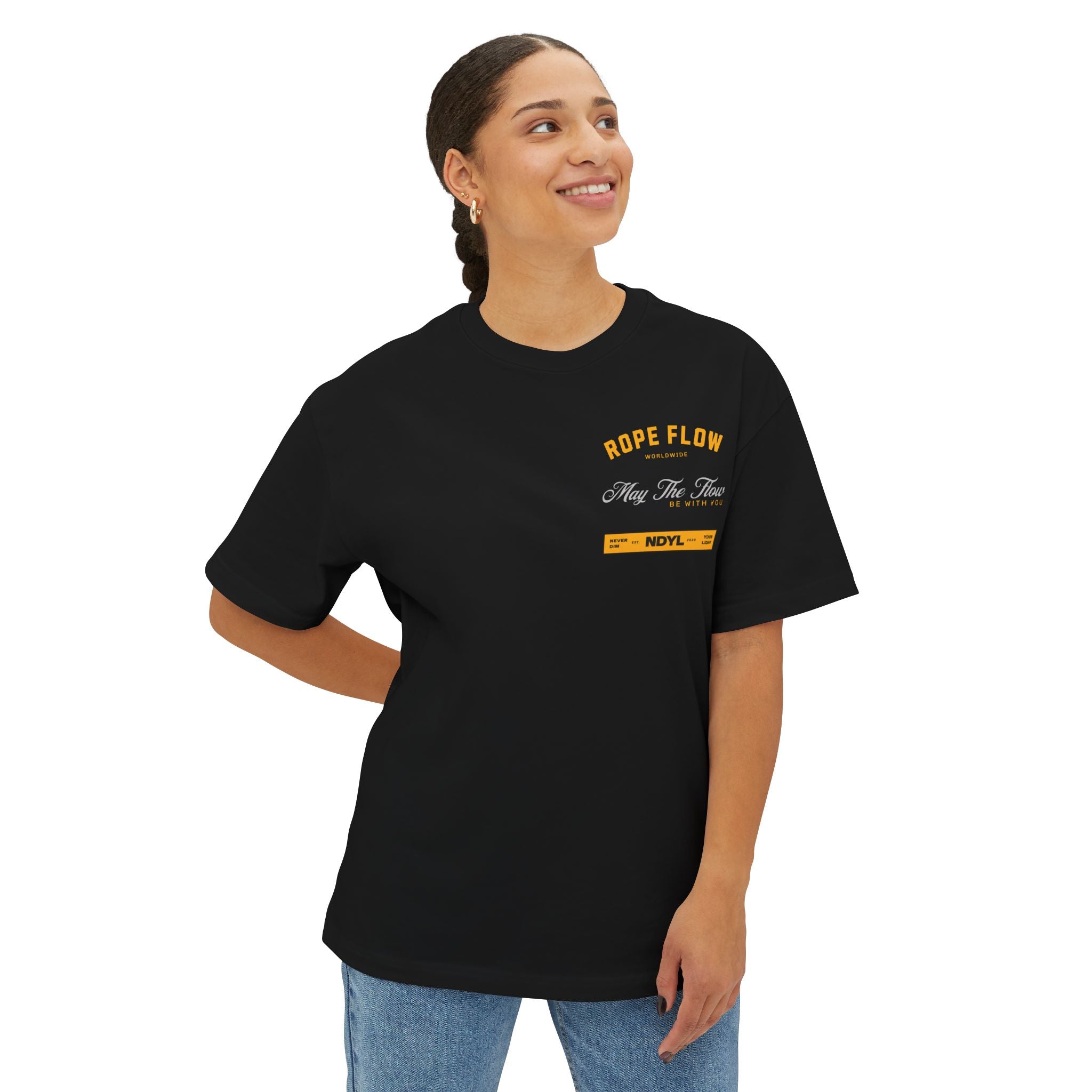 May The Flow BWU x NDYL Premium Oversized Boxy Tee
