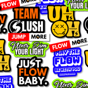 Rope Flow Premium Sticker Pack - Jumbo + Regular Stickers