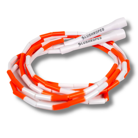 ORANGE CREAMSICLE BEADED JUMP ROPE