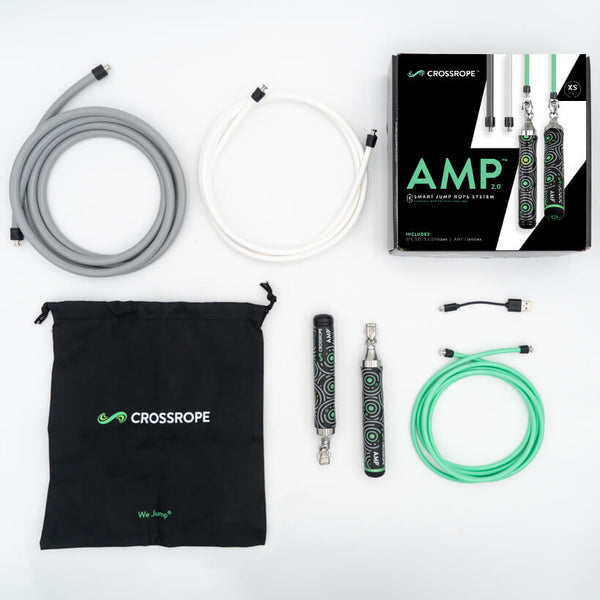 AMP jump rope set packaging