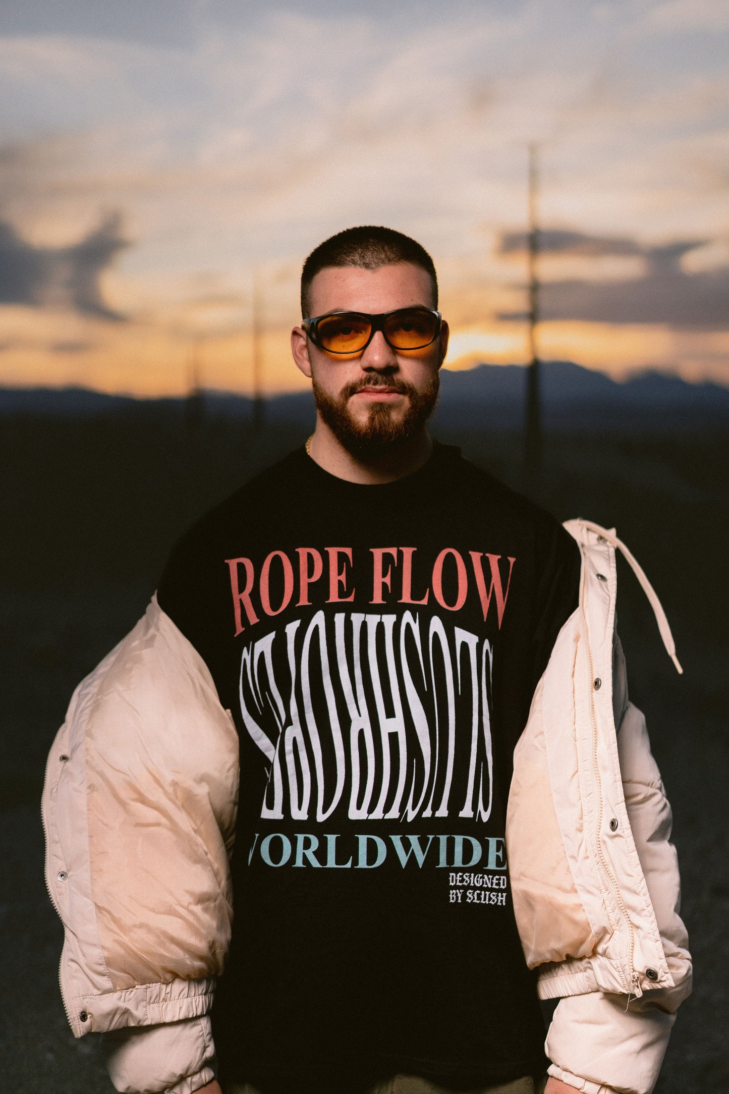 ROPE FLOW WORLDWIDE TEE